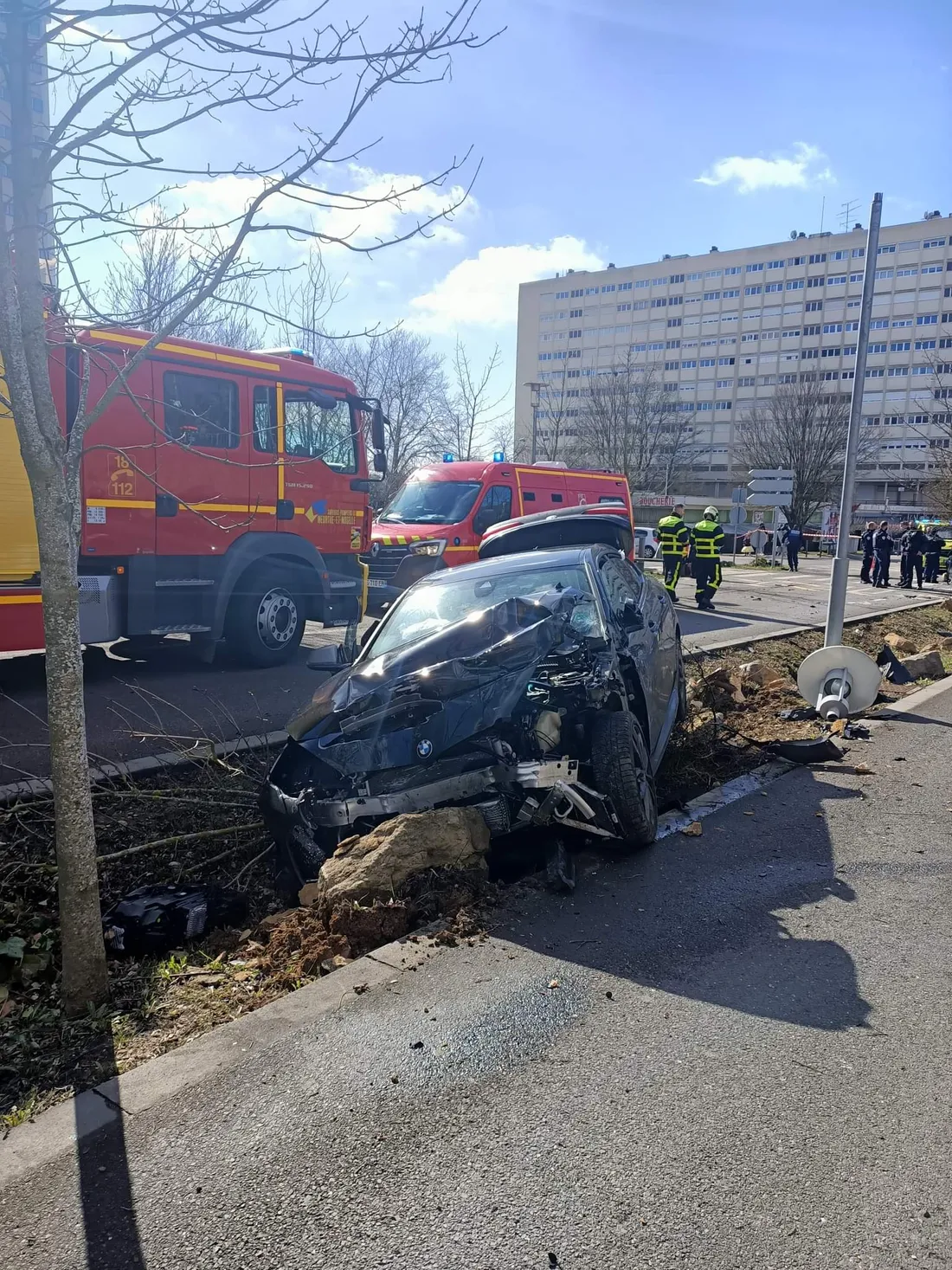 Accident spectaculaire ce samedi 26 février à Nancy