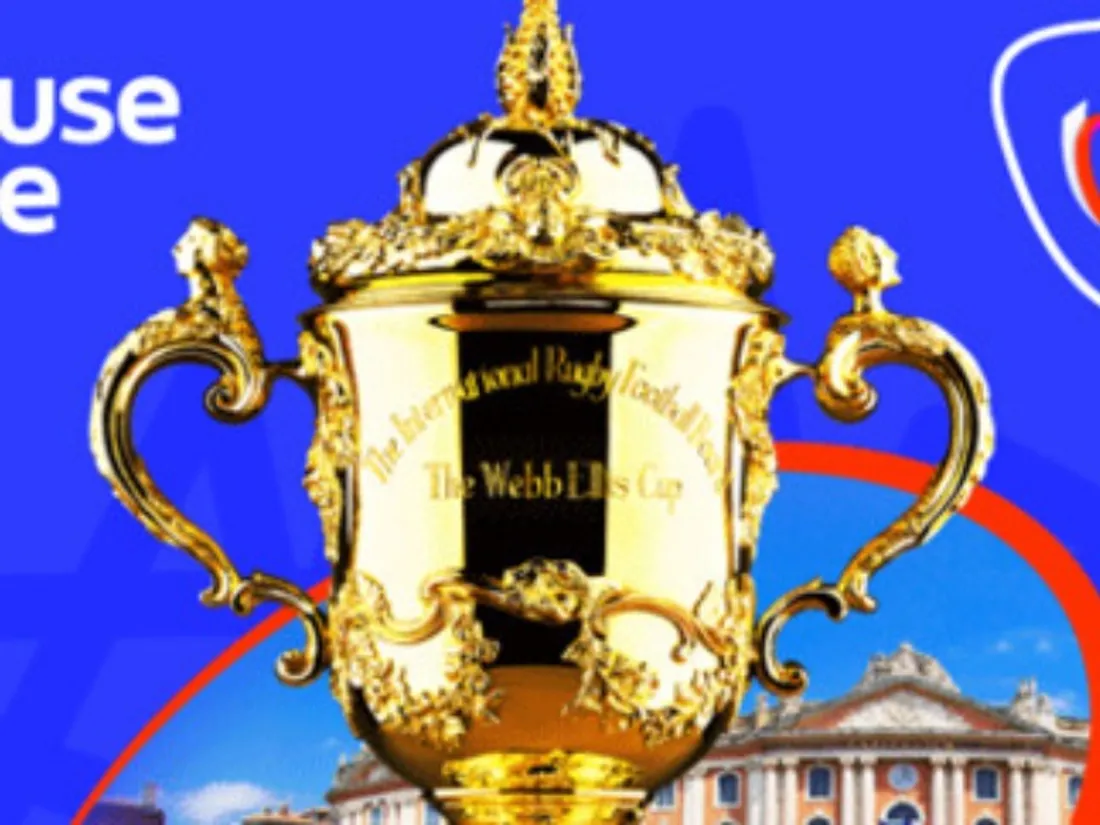Le trophée de la Coupe du Monde de Rugby exposé ce jeudi sur Grand Place