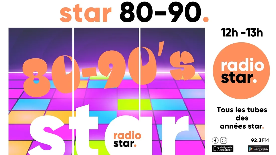 Retrouvez Star 80-90, tous les jours même le week-end !