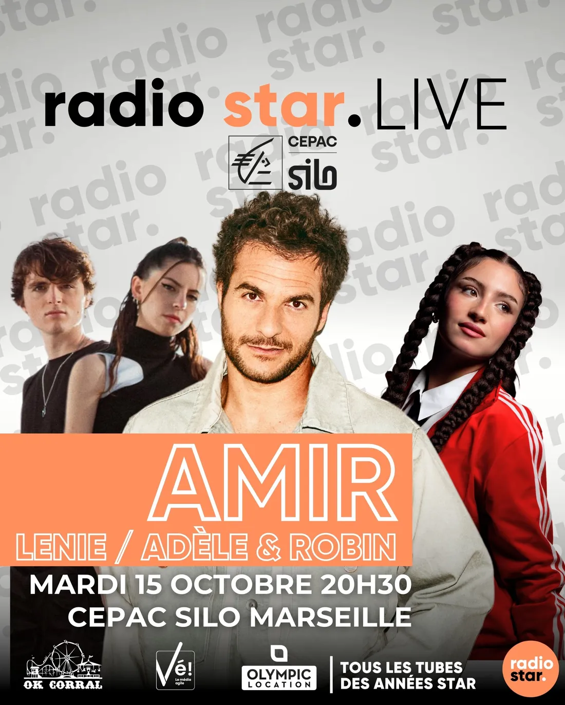 Concert Amir Lenie Adele Robin