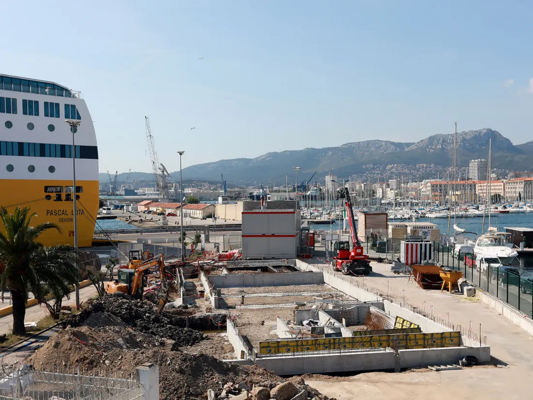 Quais en travaux à Toulon