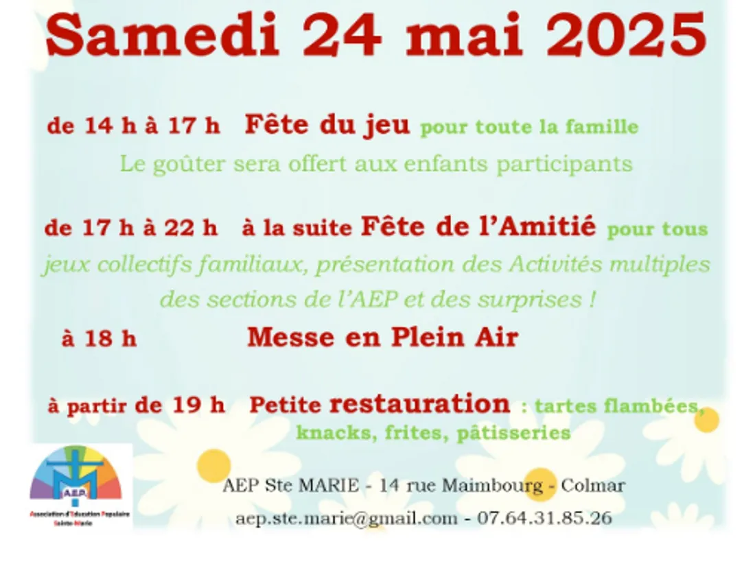 Fête du jeu et de l'amitié à Colmar