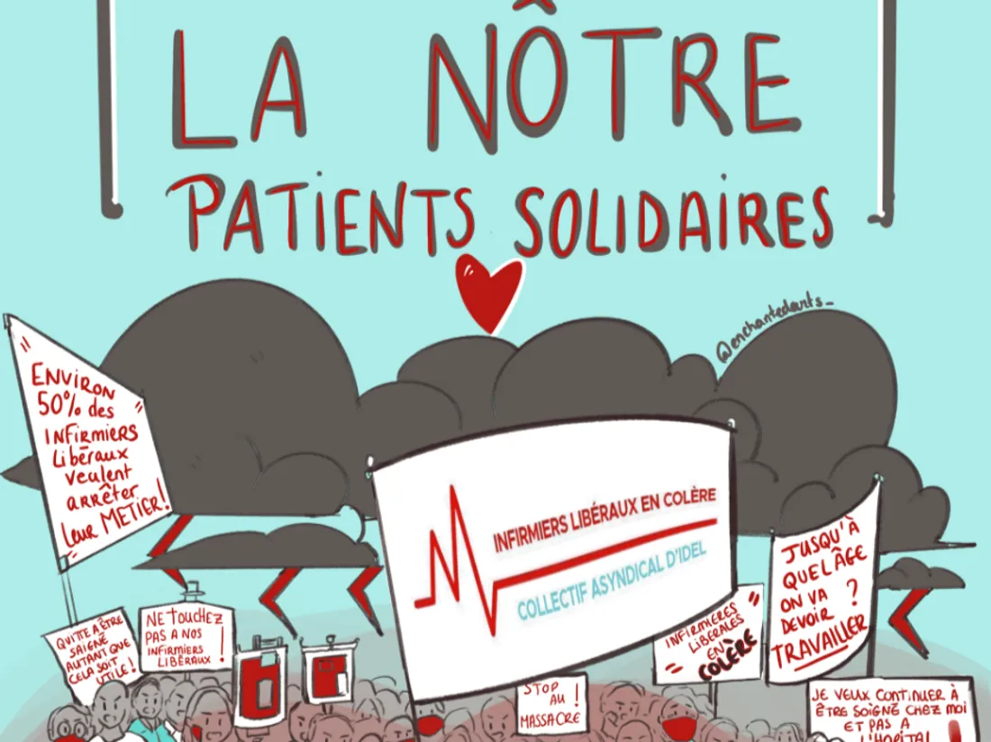 La colère des infirmiers libéraux