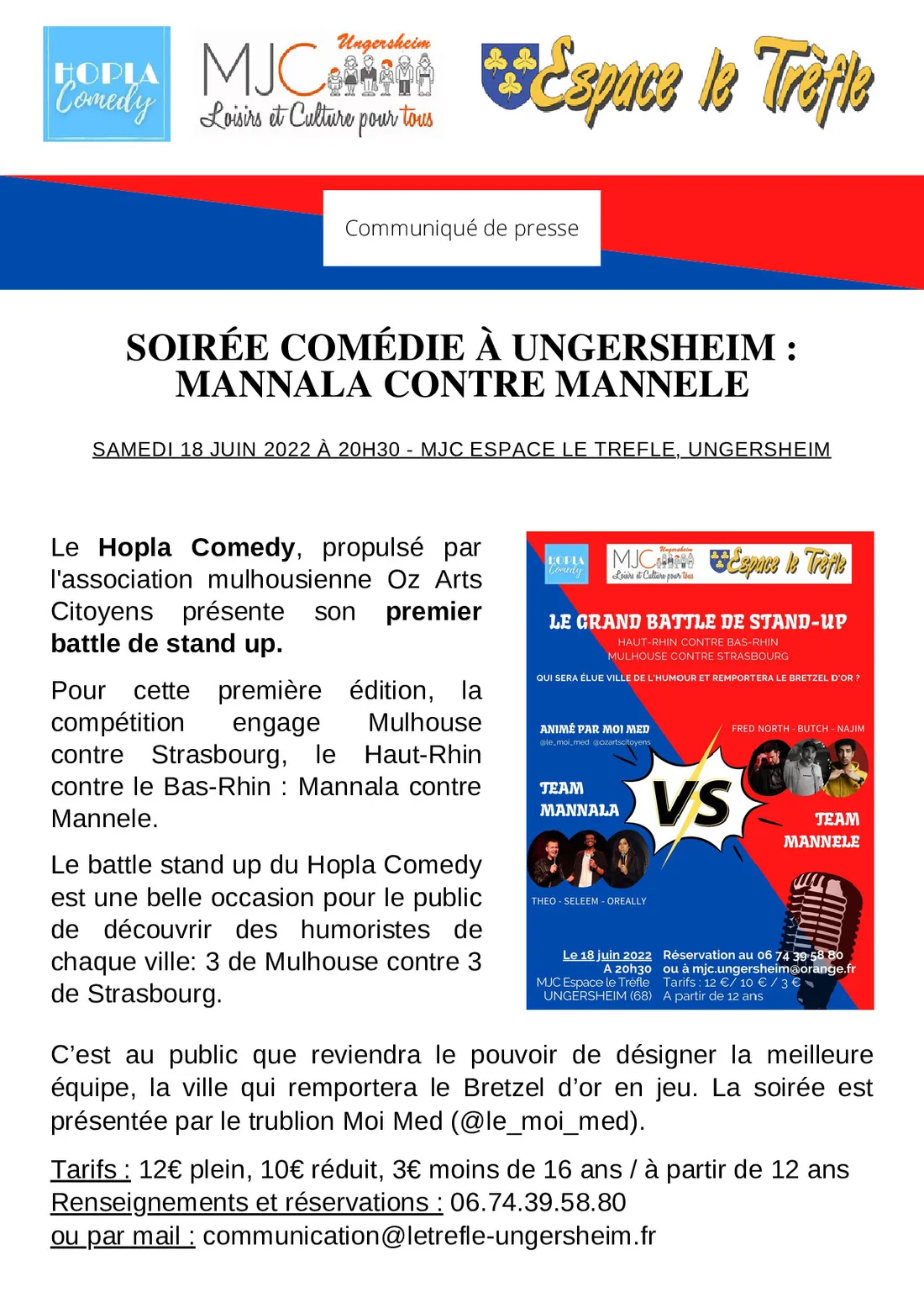 Grand Battle stand-up du Hopla Comedy