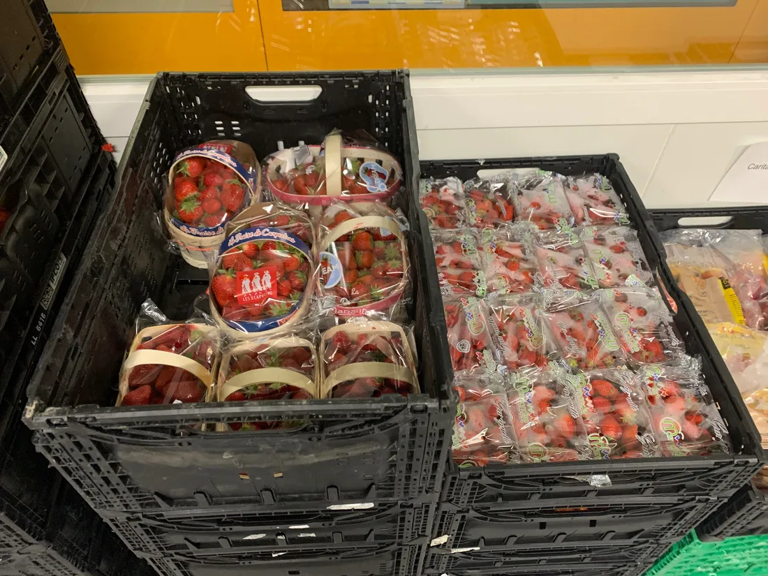 Une livraison de fraises succulentes