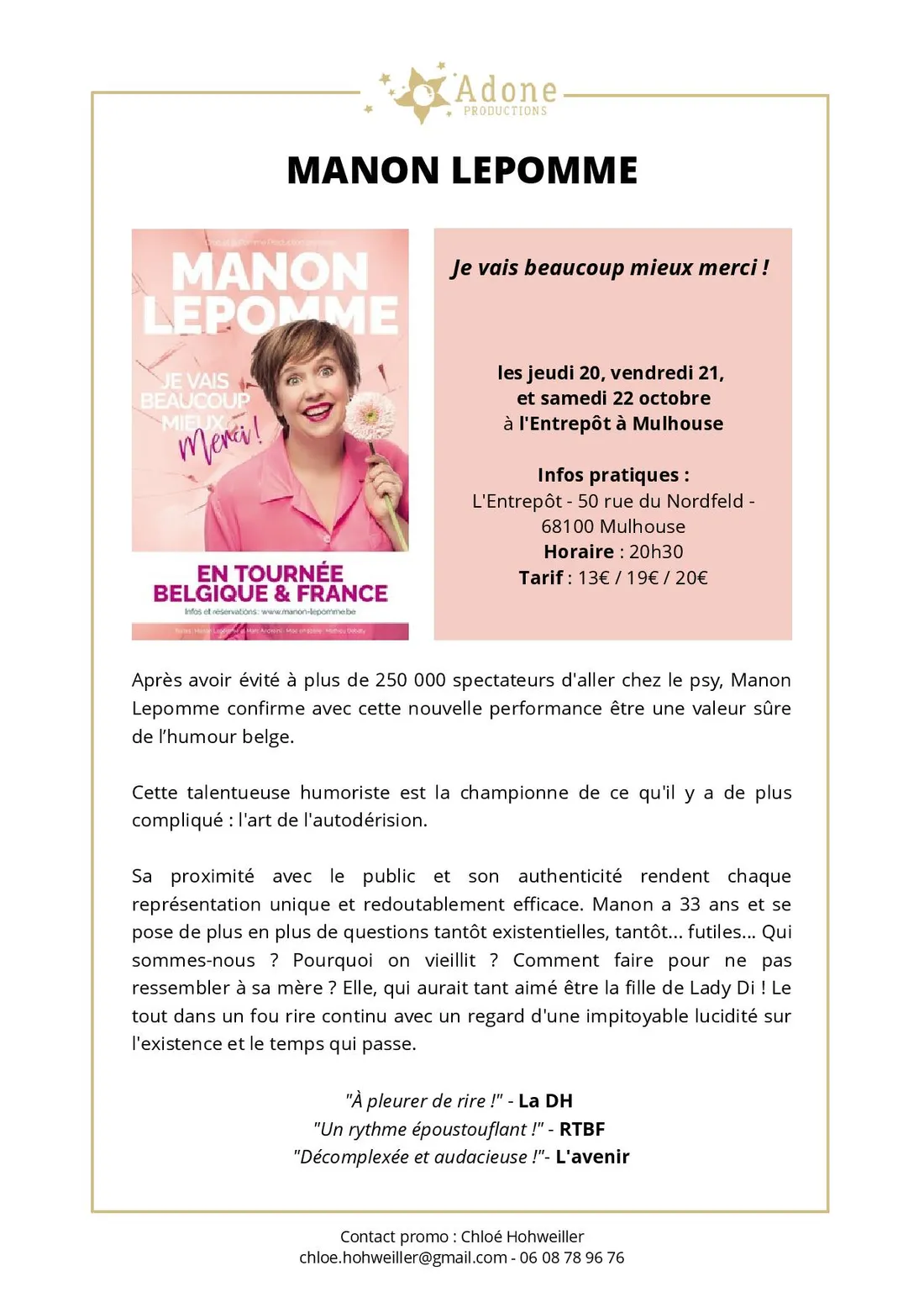 Manon Lepomme (humour)