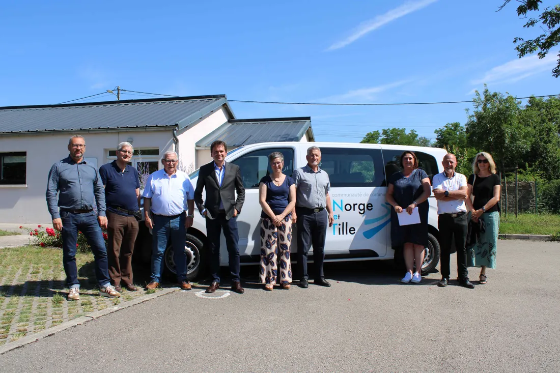 La CC Norge et Tille a fait le choix d'un mini bus électrique.