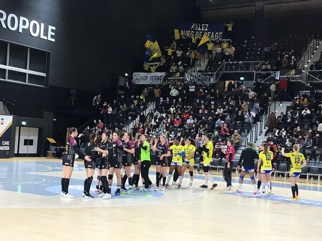 Les matchs de la JDA (ici face à Bourg-de-Péage en février) seront diffusés sur Handball TV 
