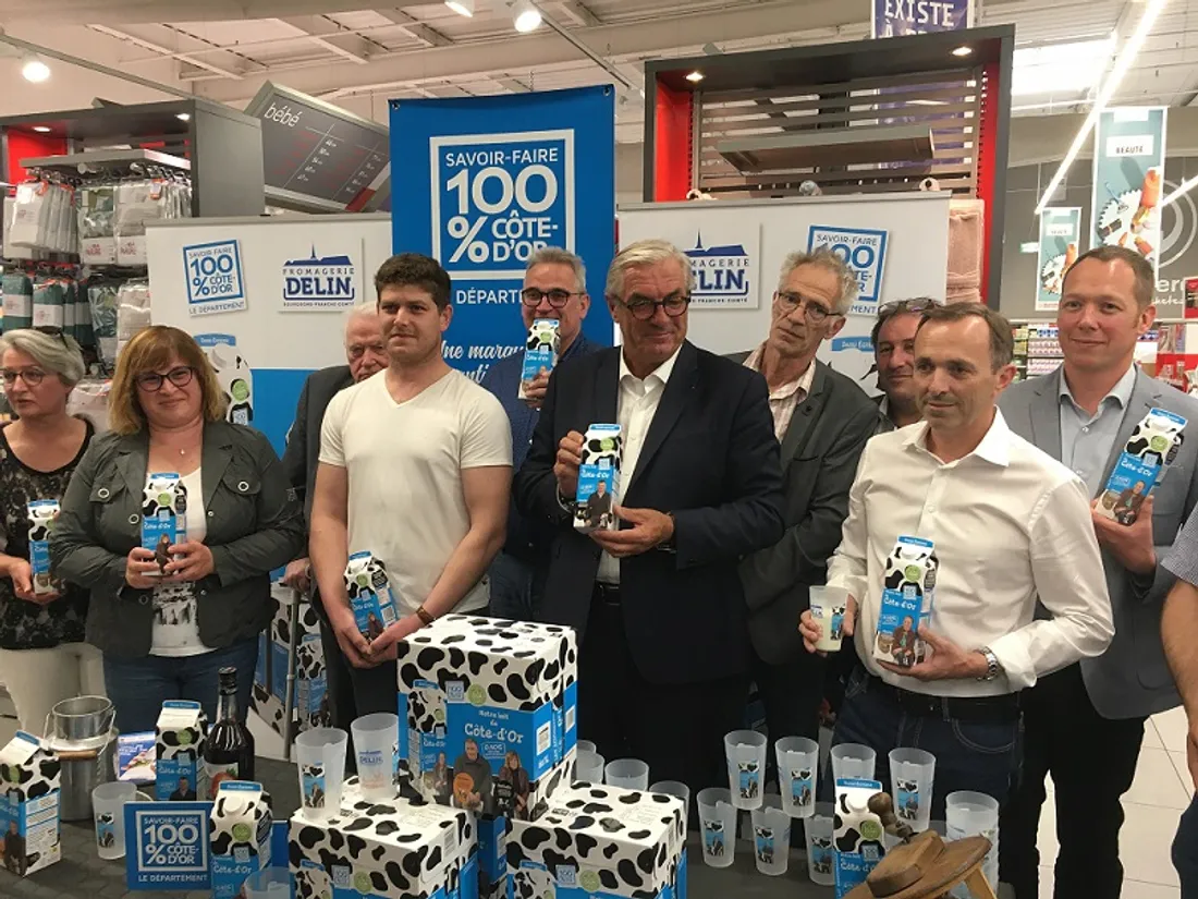 Le lancement de la commercialisation des briques de lait 100% Côte d’Or avait lieu ce lundi soir  