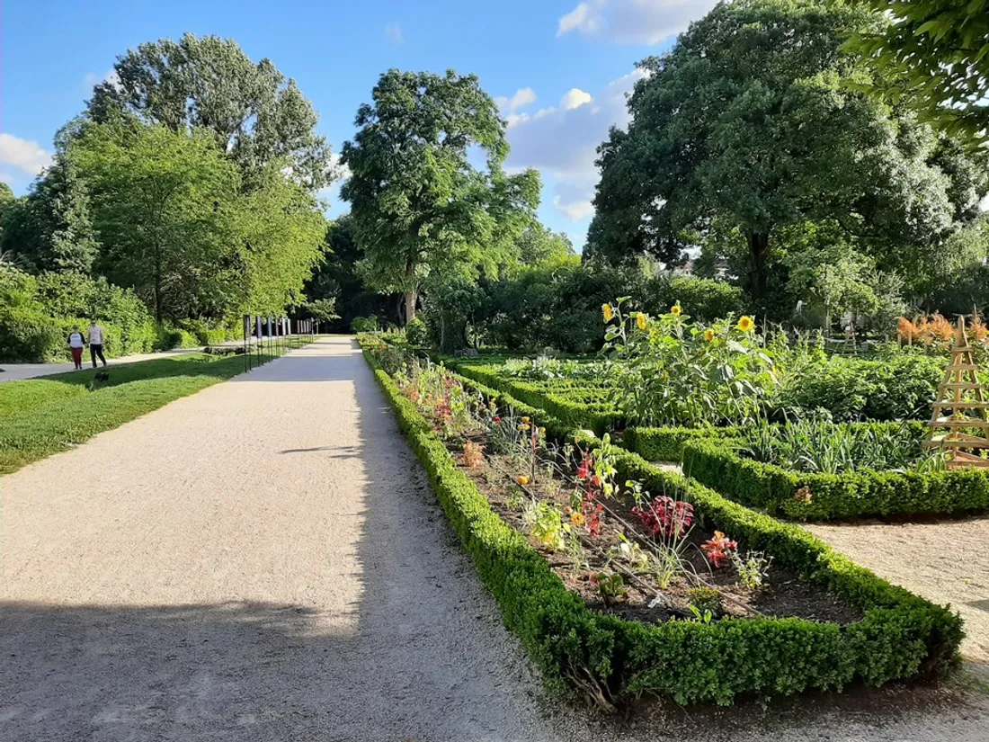 Le jardin de l'Arquebuse est situé en face des voies de la gare SNCF de Dijon, avenue Albert 1er.