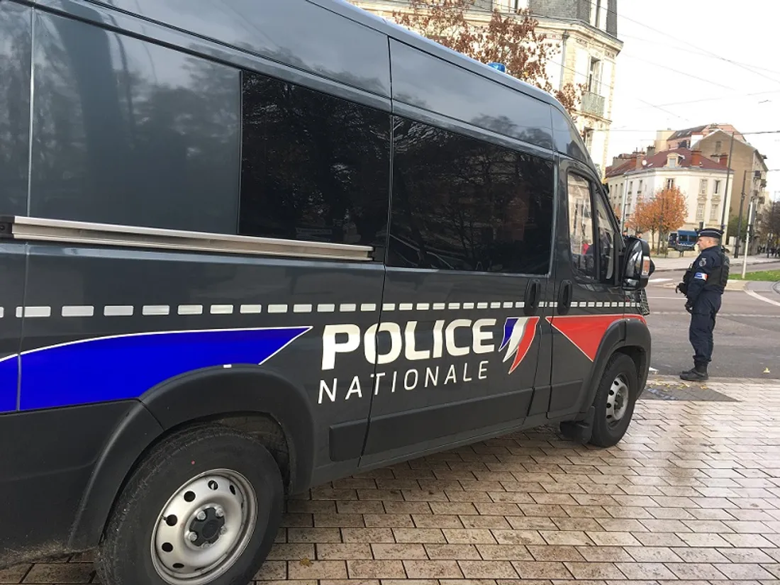 La présence de la police était renforcée ce mardi à Dijon 