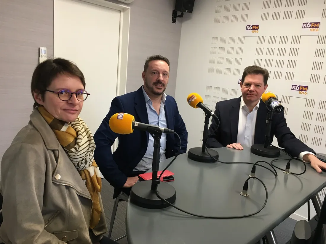 Corinne Spellat, Franck Desrayaud et Laurent Bourguignat cette semaine chez K6FM 
