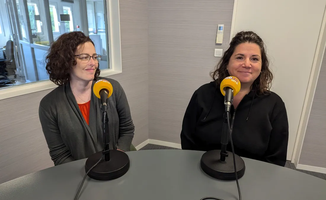 Laure Noirot et Louise Lamarre de l'Alibi seront sur scène ce vendredi soir à Genlis, à l'Odéon.