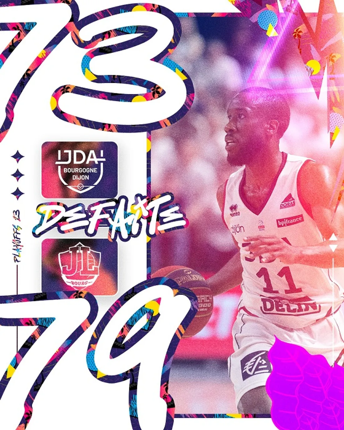 La JDA Dijon Basket joue sa place en demi-finale des play-offs ce mardi