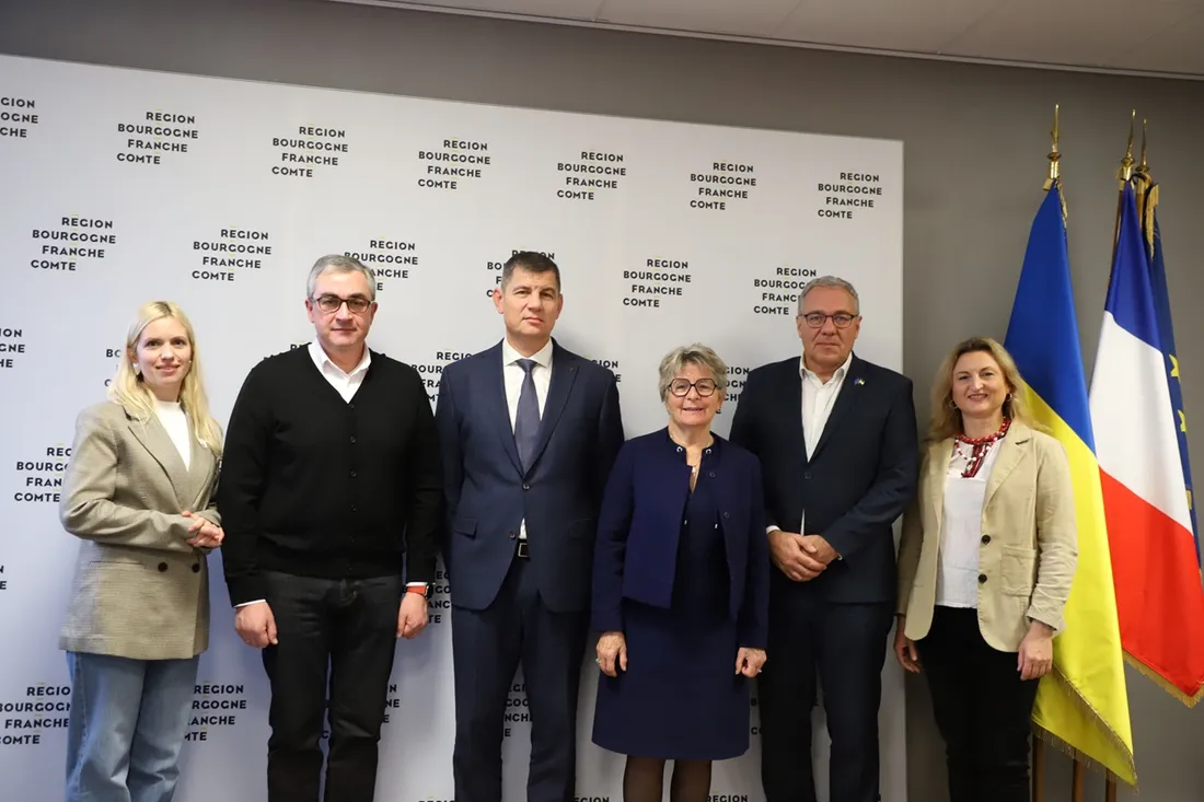 Une délégation ukrainienne a été reçue ce mardi dans les locaux du conseil régional, à Dijon