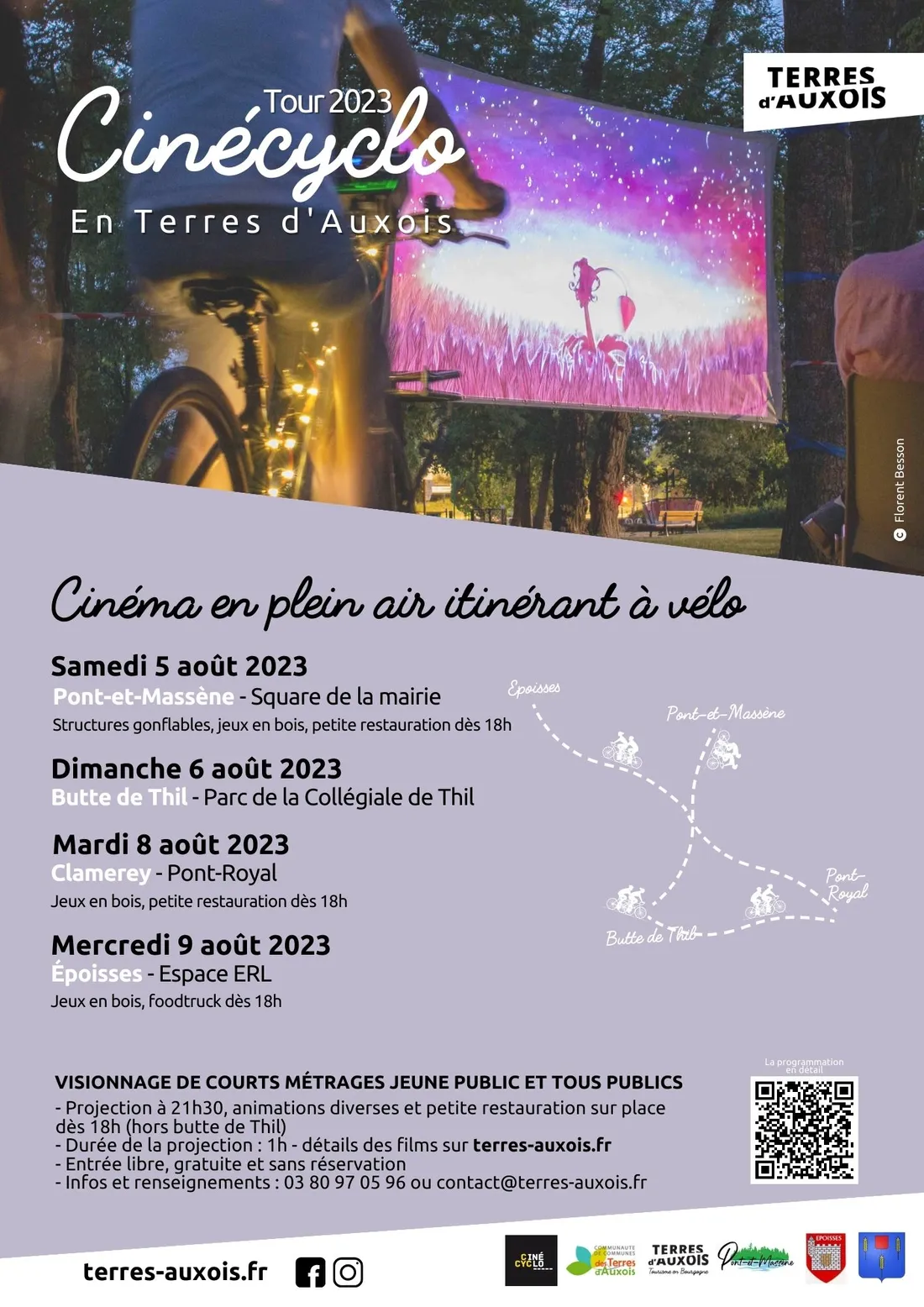 Le festival se déroule du 5 au 9 août en Terres d'Auxois. 