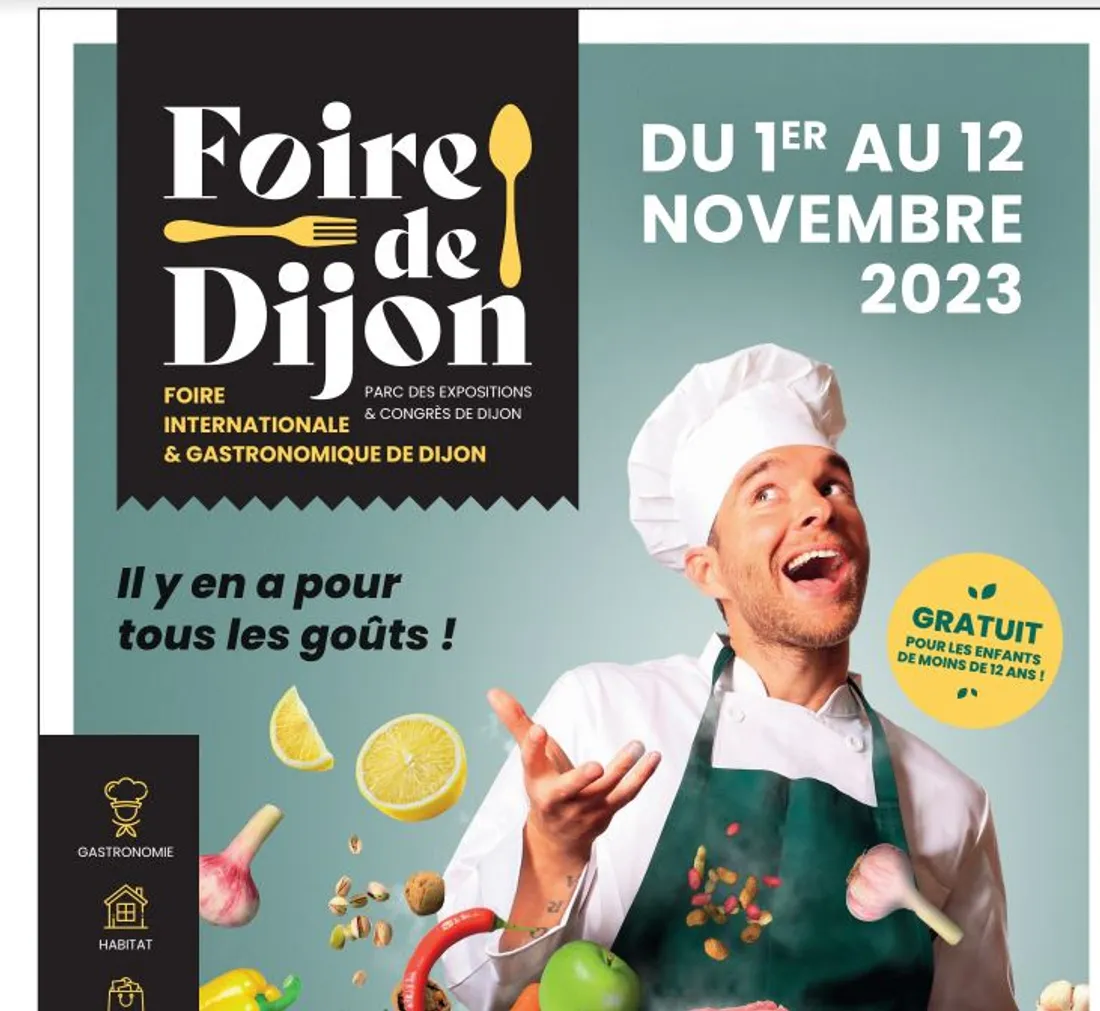 Cette année, la foire de Dijon aura lieu du 1er au 12 novembre 