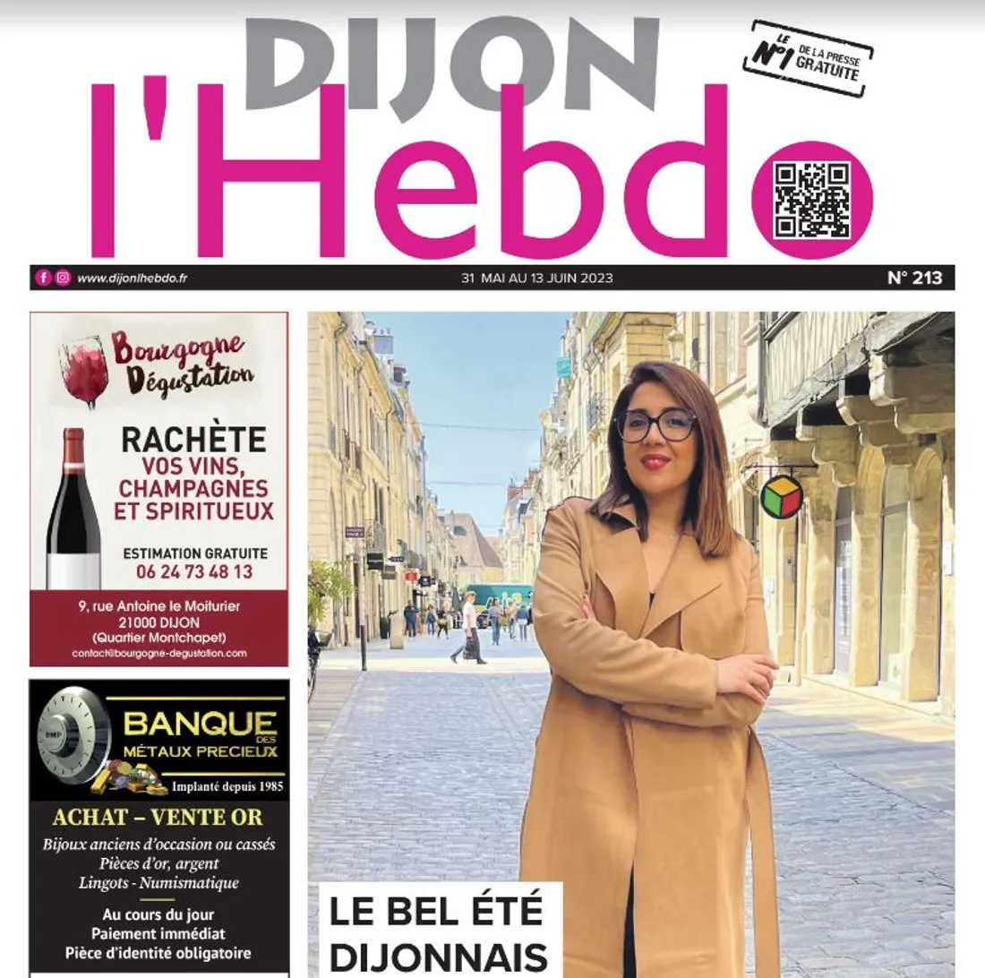 Le nouveau numéro du journal "Dijon l'hebdo" vient de paraitre 