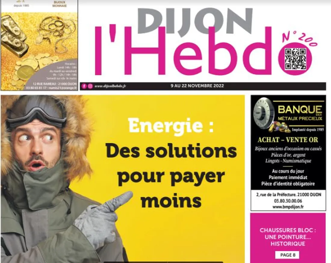 Le nouveau numéro de Dijon l'hebdo a été publié ce mercredi 