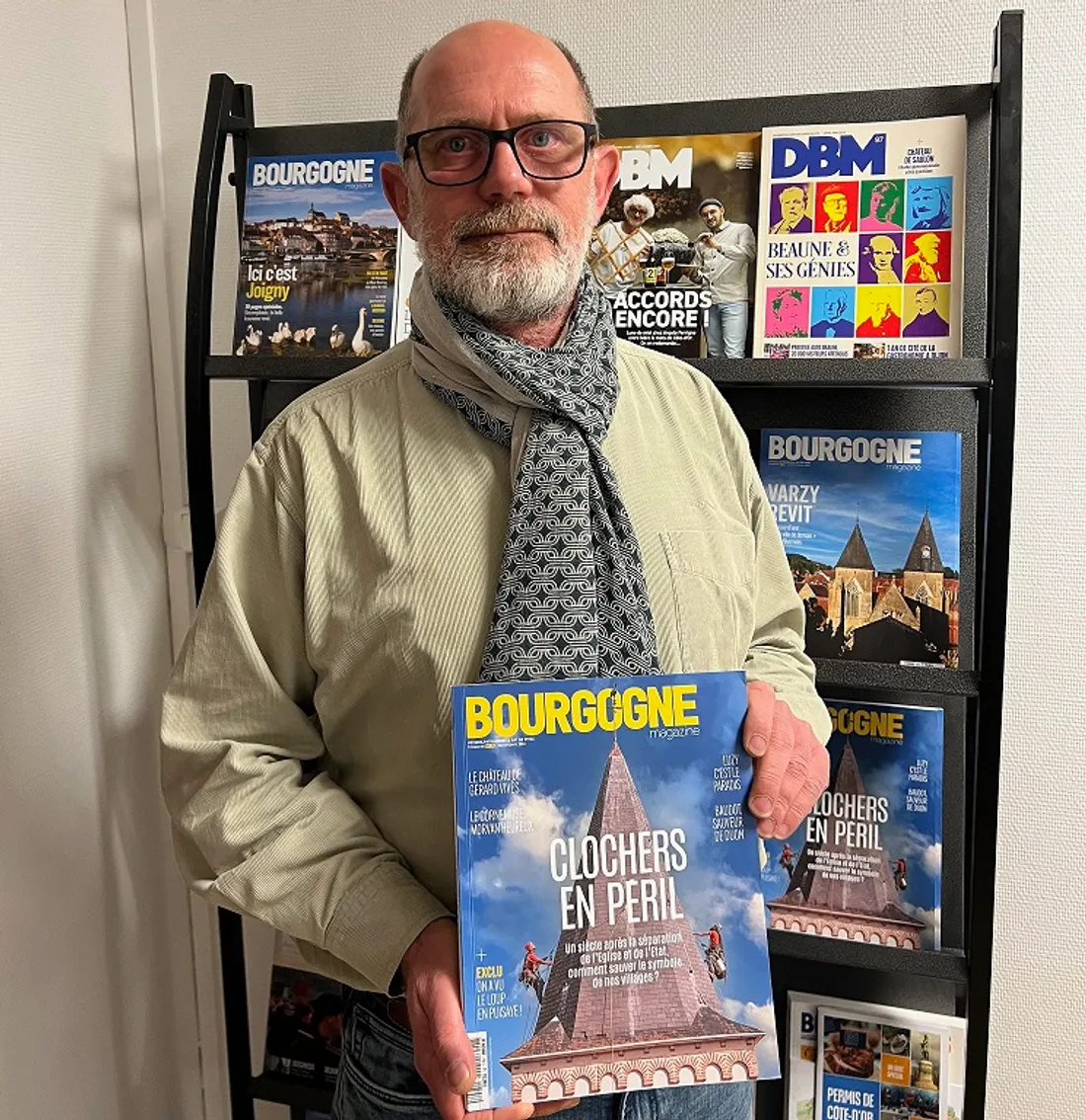 Geoffroy Morhain, rédacteur en chef de « Bourgogne magazine »