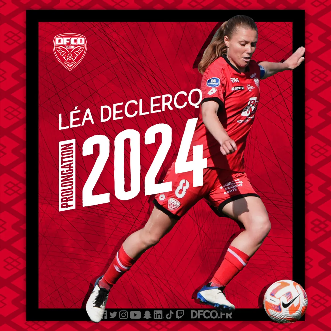 Léa Declercq a prolongé son contrat à Dijon jusqu'en 2024