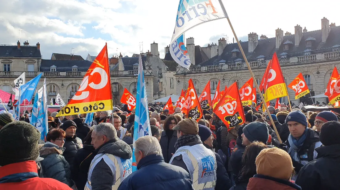 Plus de 10 000 personnes avaient manifesté jeudi dernier à Dijon