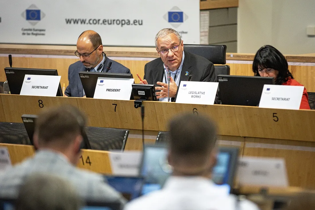Patrick Molinoz a été élu président de commission au comité européen des Régions
