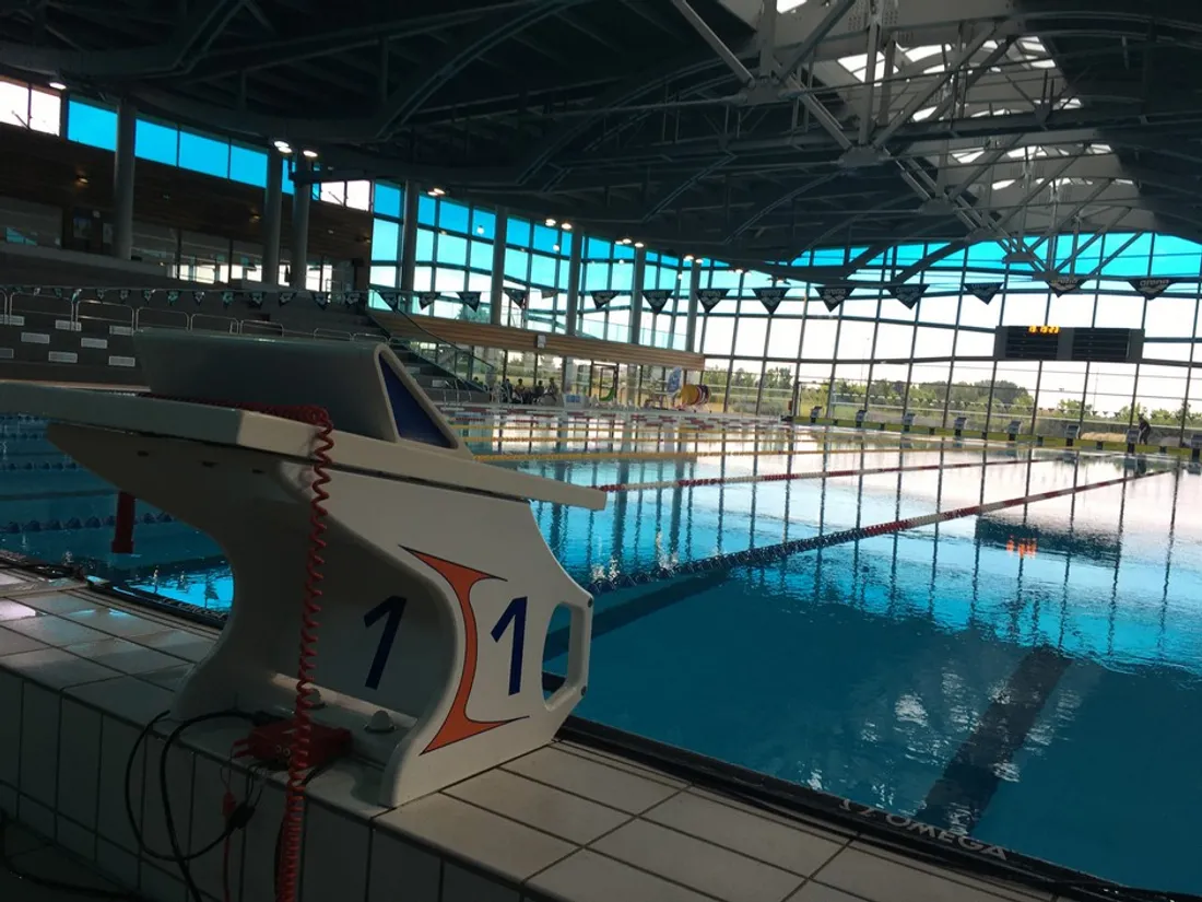 À la piscine olympique, il sera possible d'assister à l'ouverture dans l’eau comme sur un transat !