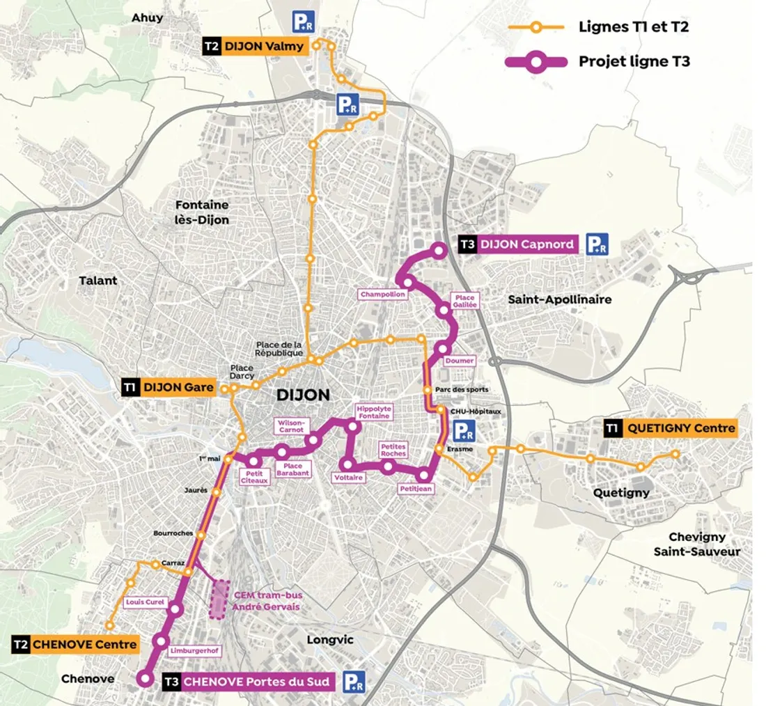Plan ligne T3