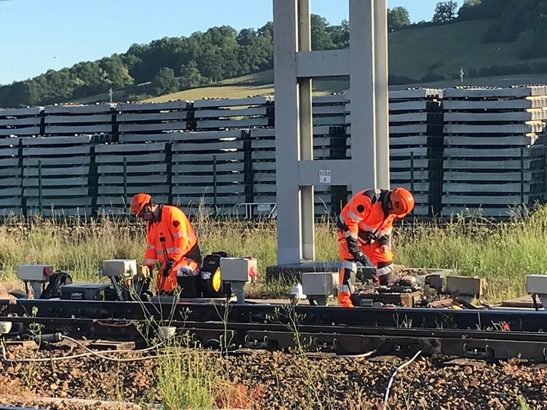 Le chantier se poursuit sur la ligne SNCF Dijon Paris 