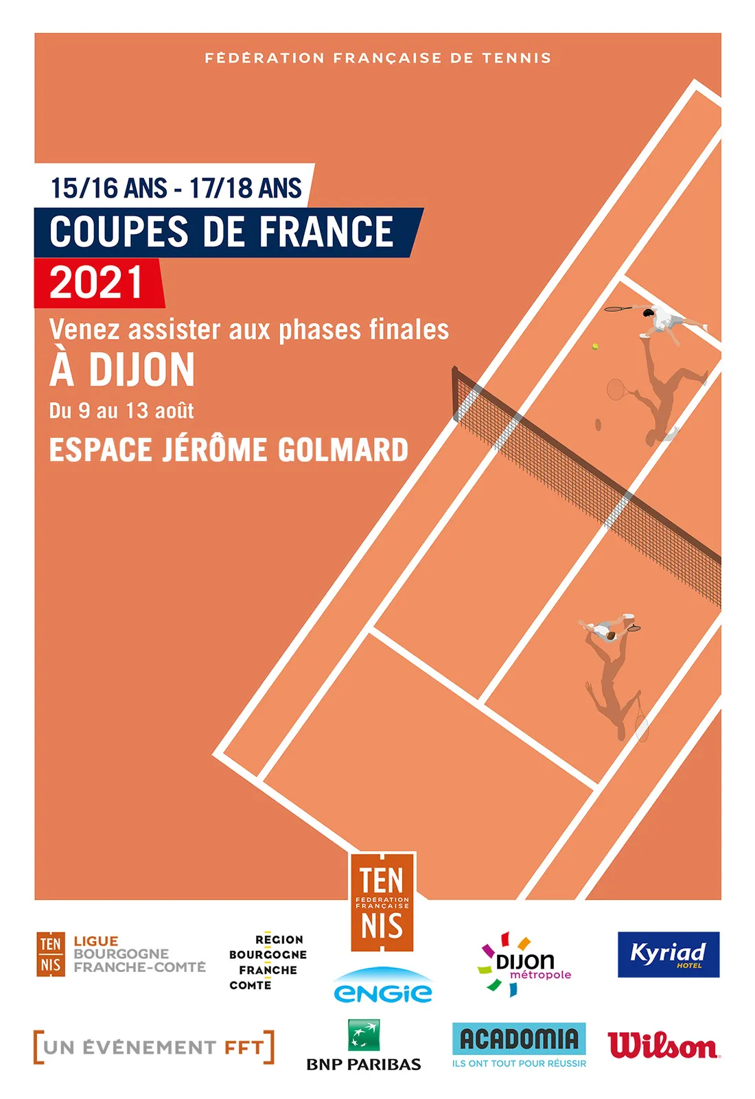 Tennis : Les Championnats de France individuels 2021 débutent à Dijon