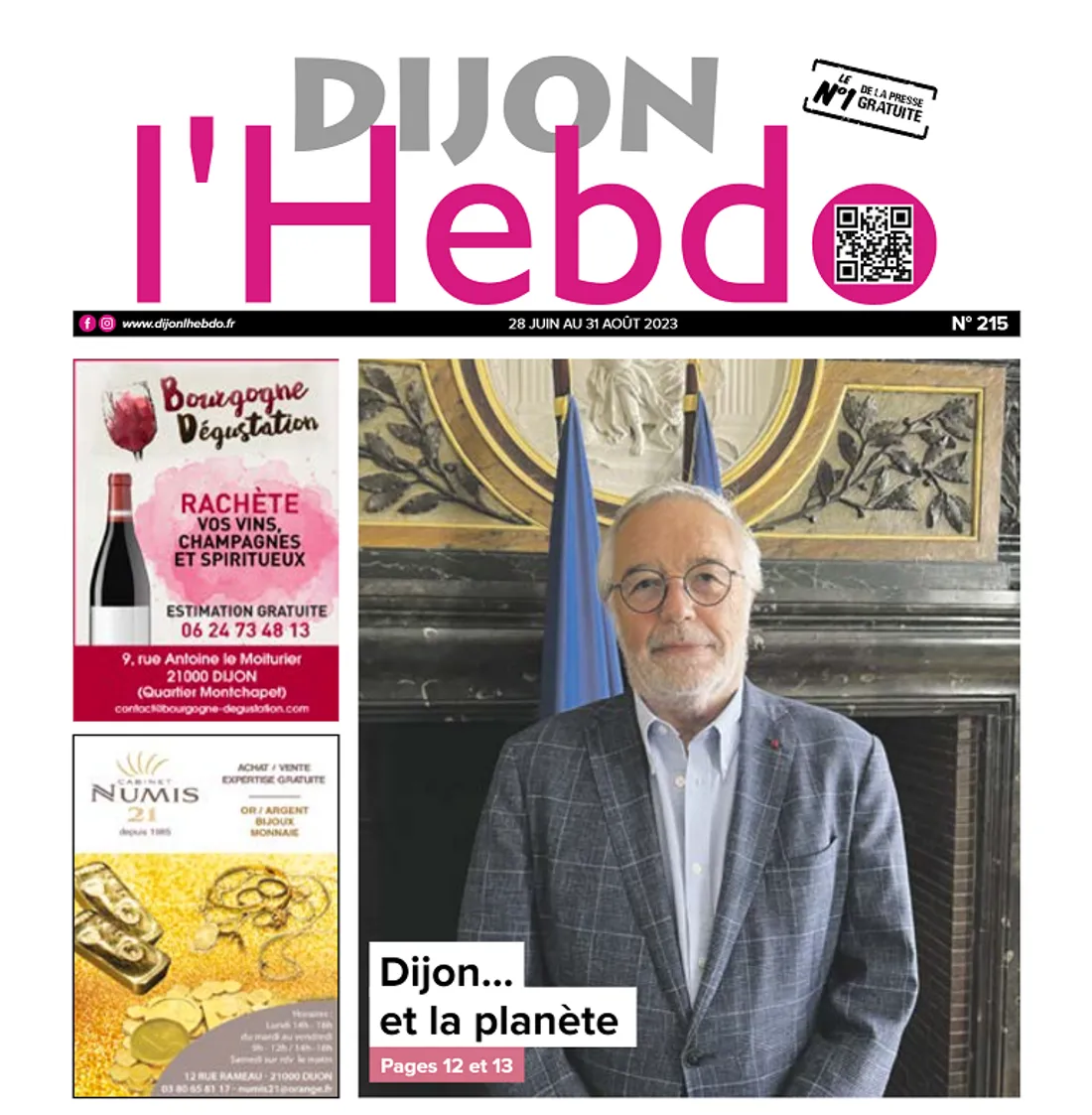 Le nouveau numéro de Dijon l'Hebdo est disponible