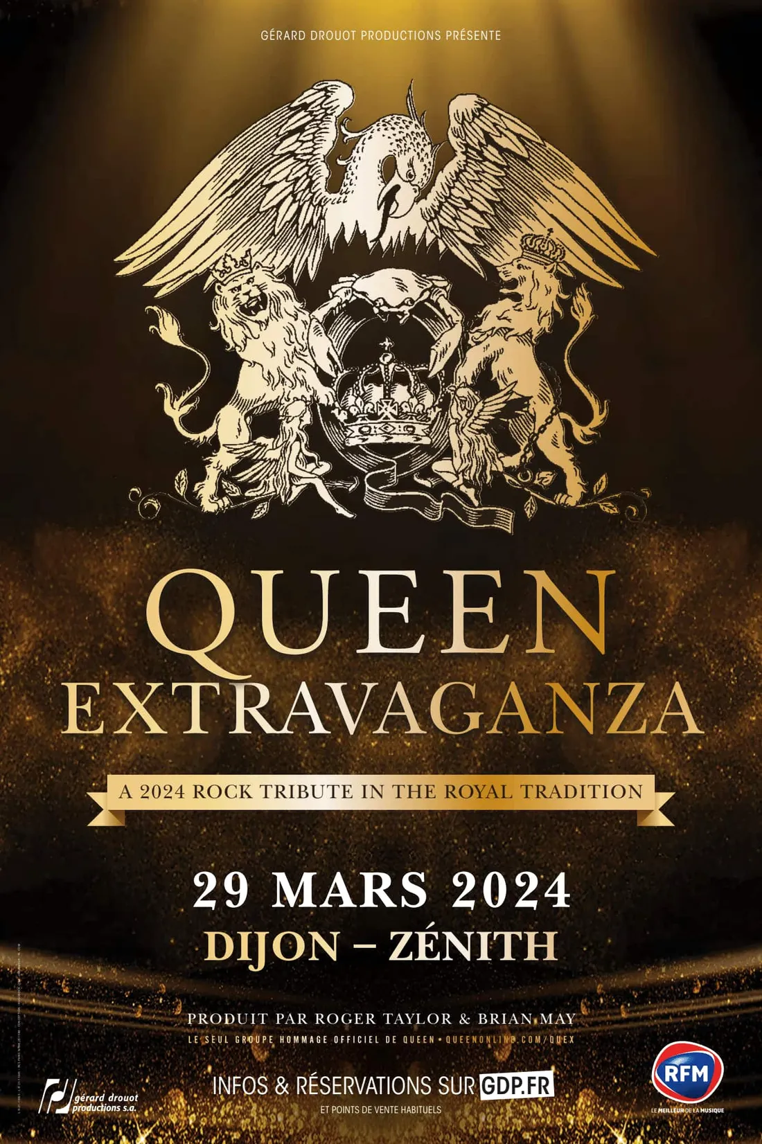 Queen Extravaganza vous donne rendez-vous le 29 mars 2024 au Zénith de Dijon