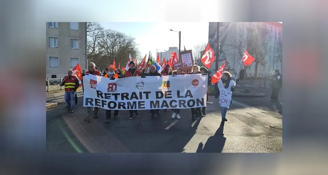 Manifestation à Dreux le 07/02/2023