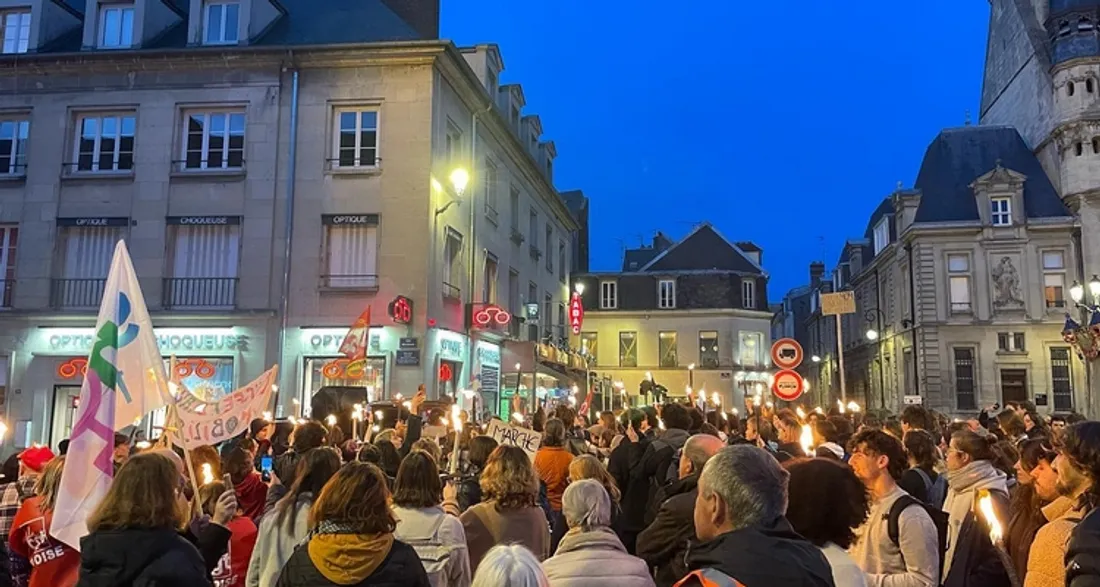 Manifestation à Compiègne le 16/03/2023