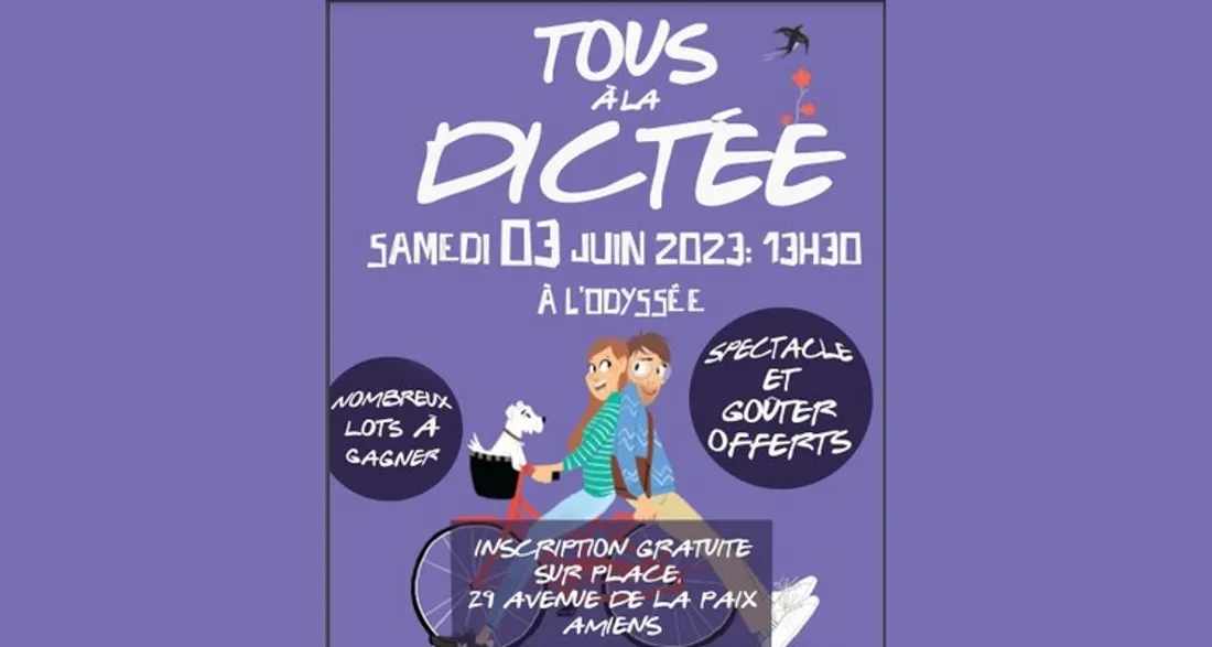 "Tous à la dictée" 2023 à Amiens