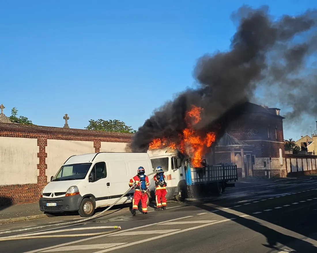 Incendie à Beauvais