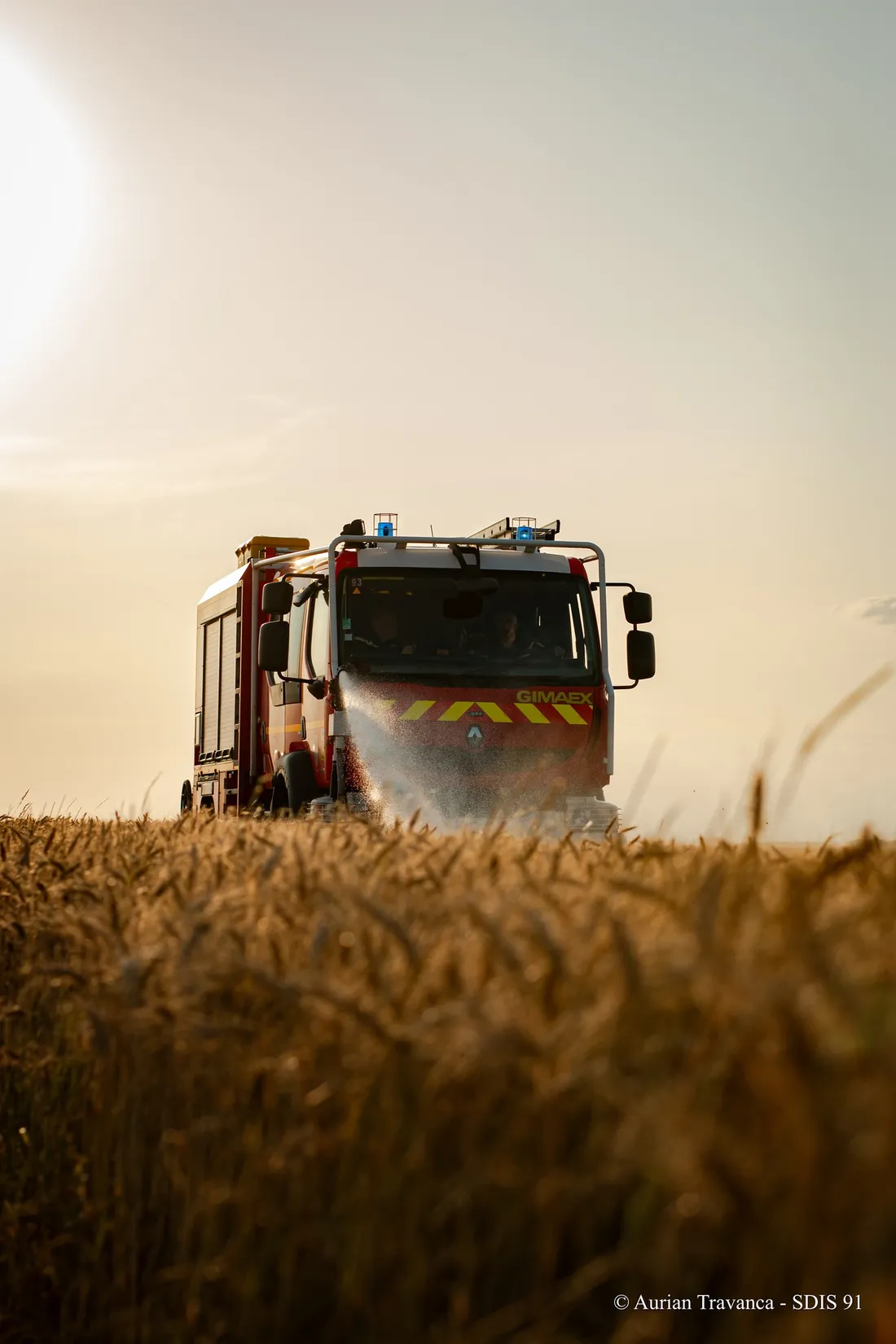 Incendie à Blandy