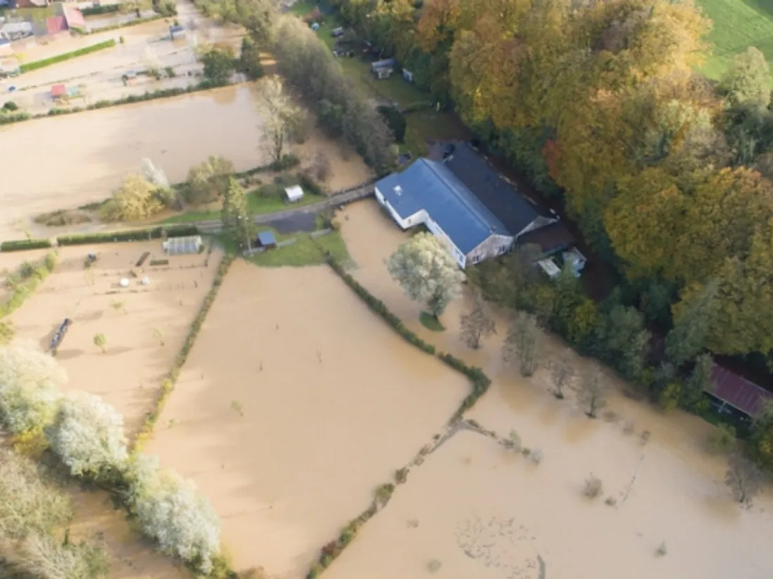 Inondation au Pas-de-Calais en novembre 2023
