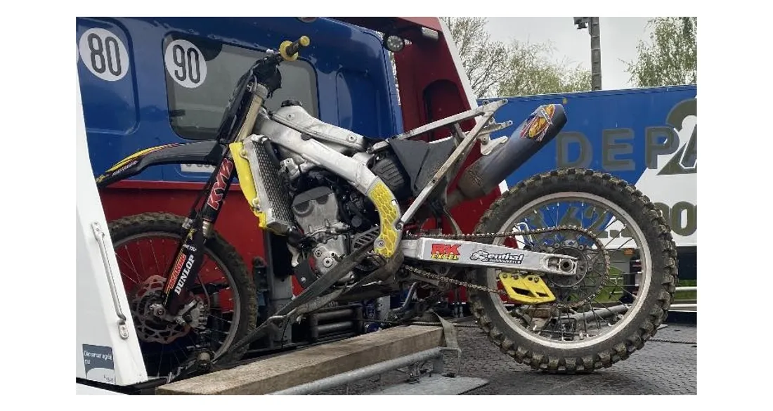 Moto confisquée