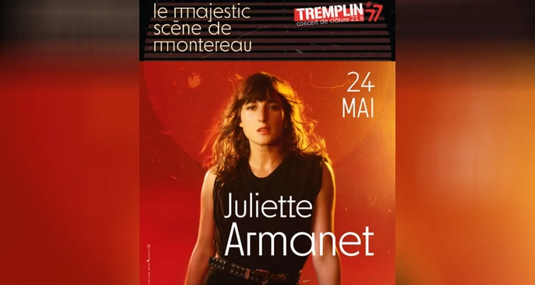 Juliette Armanet au concert de clôture de Tremplin#77 2023