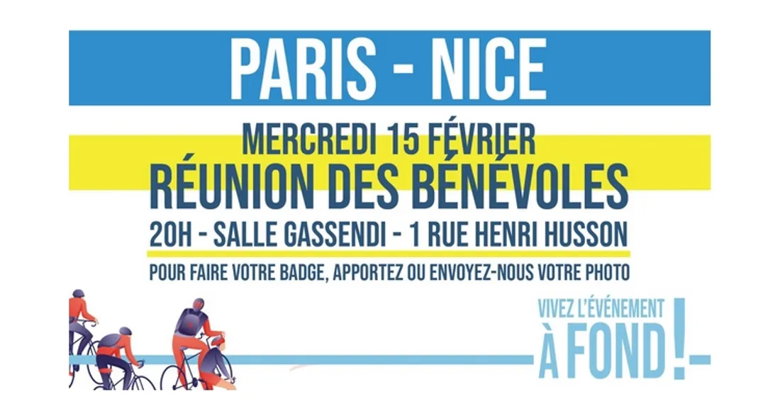 Réunion pour le Paris-Nice