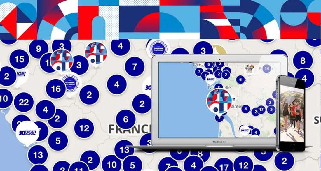 Carte interactive des animations liées aux Jeux Olympiques 2024