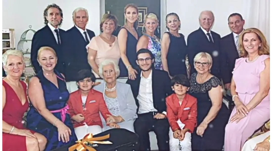 Céline Dion et sa famille