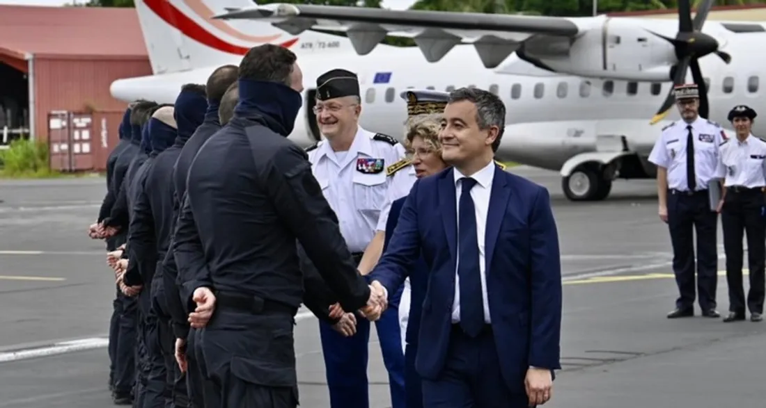 Gérald Darmanin à Mayotte