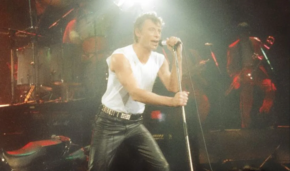 Johnny Hallyday en concert en 1984