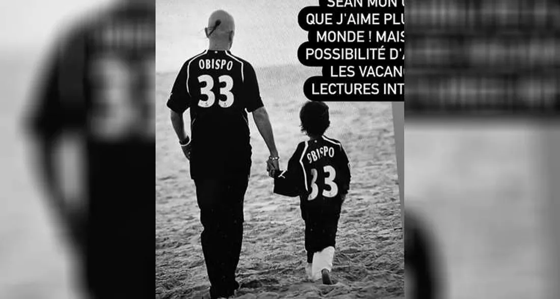 Pascal Obispo et son fils