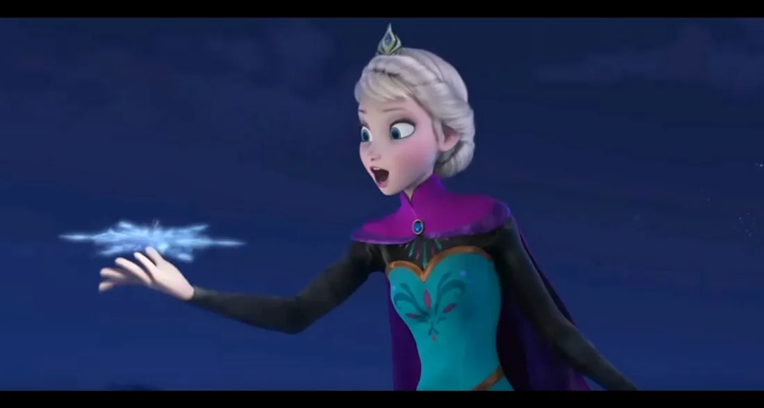 Le personnage d'Elsa dans "La Reine de neiges"