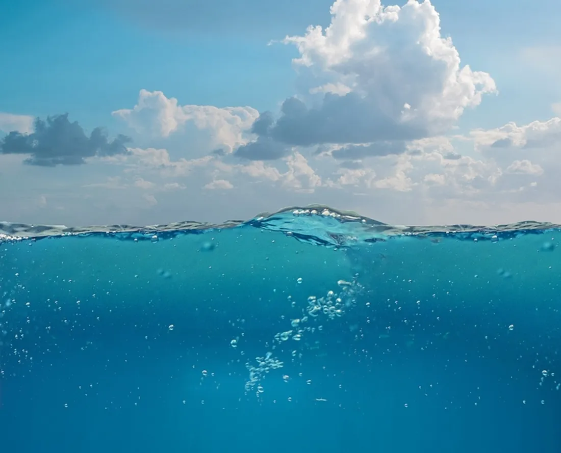 Sous l'eau