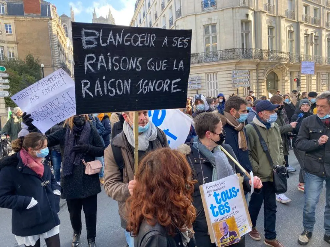 Manifestation 13 janvier 2022, Nantes